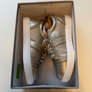 NIB Botkier Harvey Designer Metallic Sneakers 6